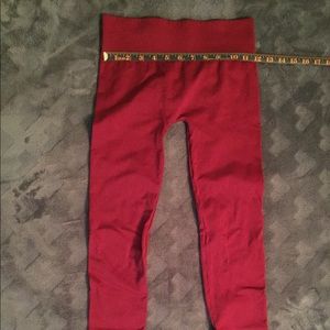 Burgundy Leggings